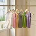 Kids' 100% cotton tank top - new summer collection: solid color, skin-friendly, sleeveless top for boys and girls. perfect for loungewear, sleepwear, and wholesale children's clothing