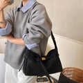 Korean style handbag women's large capacity versatile shoulder bag high-end light luxury 2025 new trendy commuter bag