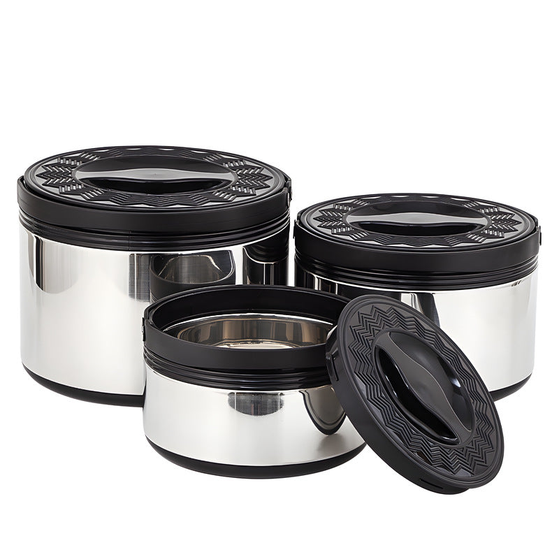 supply of stainless steel insulated buckets, cold and hot food warmers, insulated lunch boxes, portable pots for office workers