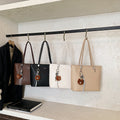 This year's trendy solid color women's bag: 2026 new fashion shoulder tote bag, versatile for commuting and casual use, women's handbag