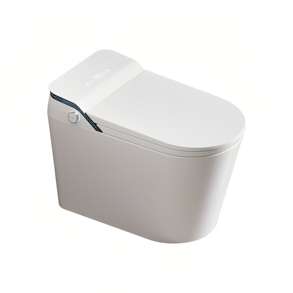 Authentic smart toilet seat - fully automatic, voice-activated, instant heating, all-in-one design, compact size, suitable for home use, no water pressure limitations
