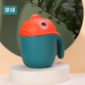 Baby shampoo rinser shark cup - the ultimate bathing and hair washing tool for infants and toddlers! perfect for shampoo, bath, and bottom washing. includes a water ladle for easy scooping
