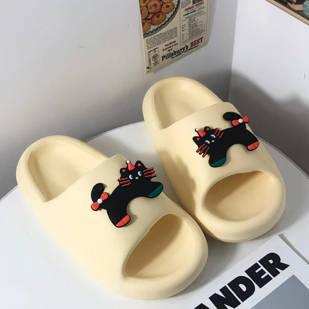 Eva outerwear ins slippers men's indoor non-slip bath deodorant couple neutral home sandals women's summer
