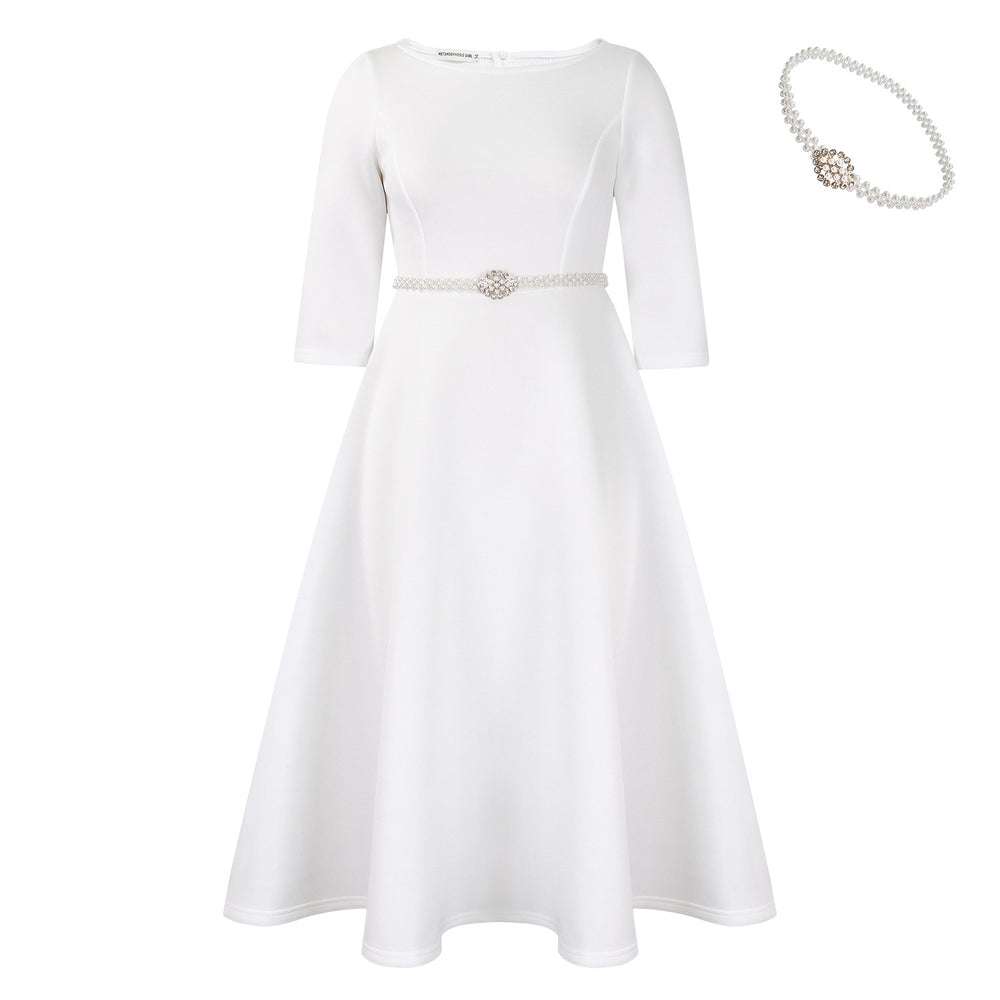 C8600   fall/winter new european and american solid color swing dress elegant evening gown foreign trade dress