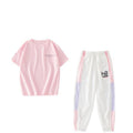 Girls' activewear set -  new stylish kids' fashionable trendy short sleeve casual summer outfit for girls (mid to big kids)