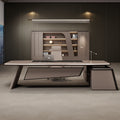 Painted office manager desk and chair combination accessible luxuryclassy executive desk president table casual modern manager table