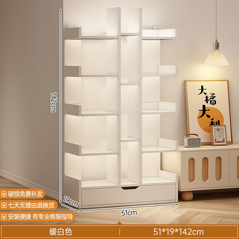 Bookshelf floor-standing storage rack simple small bookshelf for homepopular book storage rack display shelf living room storage rack