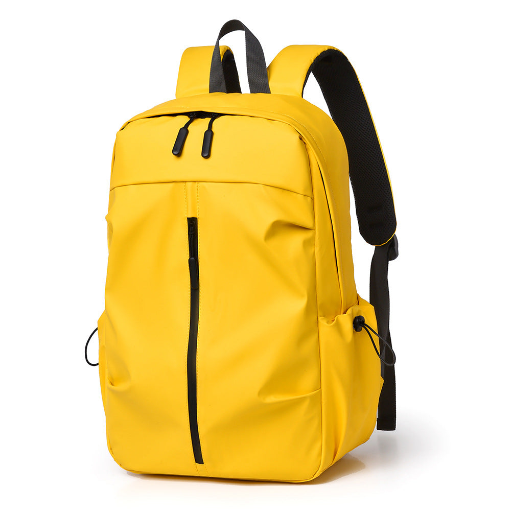 Casual backpack macaron color large capacity lightweight computer backpack unisex student class bag