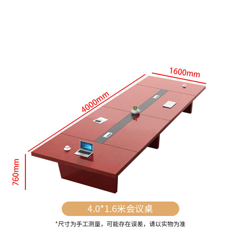 Saint li conference table with wood veneer paint conference table office negotiation training table