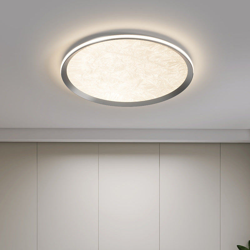 Ultra-thin bedroom ceiling light Modern Italian minimalist circular corridor aisle balcony light Creative warm master bedroom light