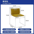 Second-hand style dining chair for home bauhaus small apartment popularclassy study chair cafe soft back chair