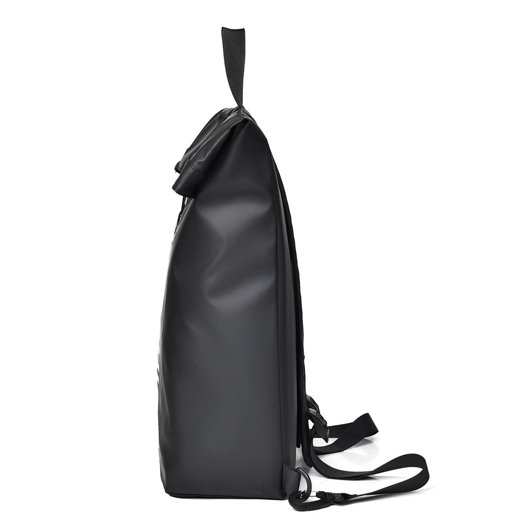 Cross-border trendy cool casual backpack men's travel commuter backpack folding roll mouth travel bag casual student bag