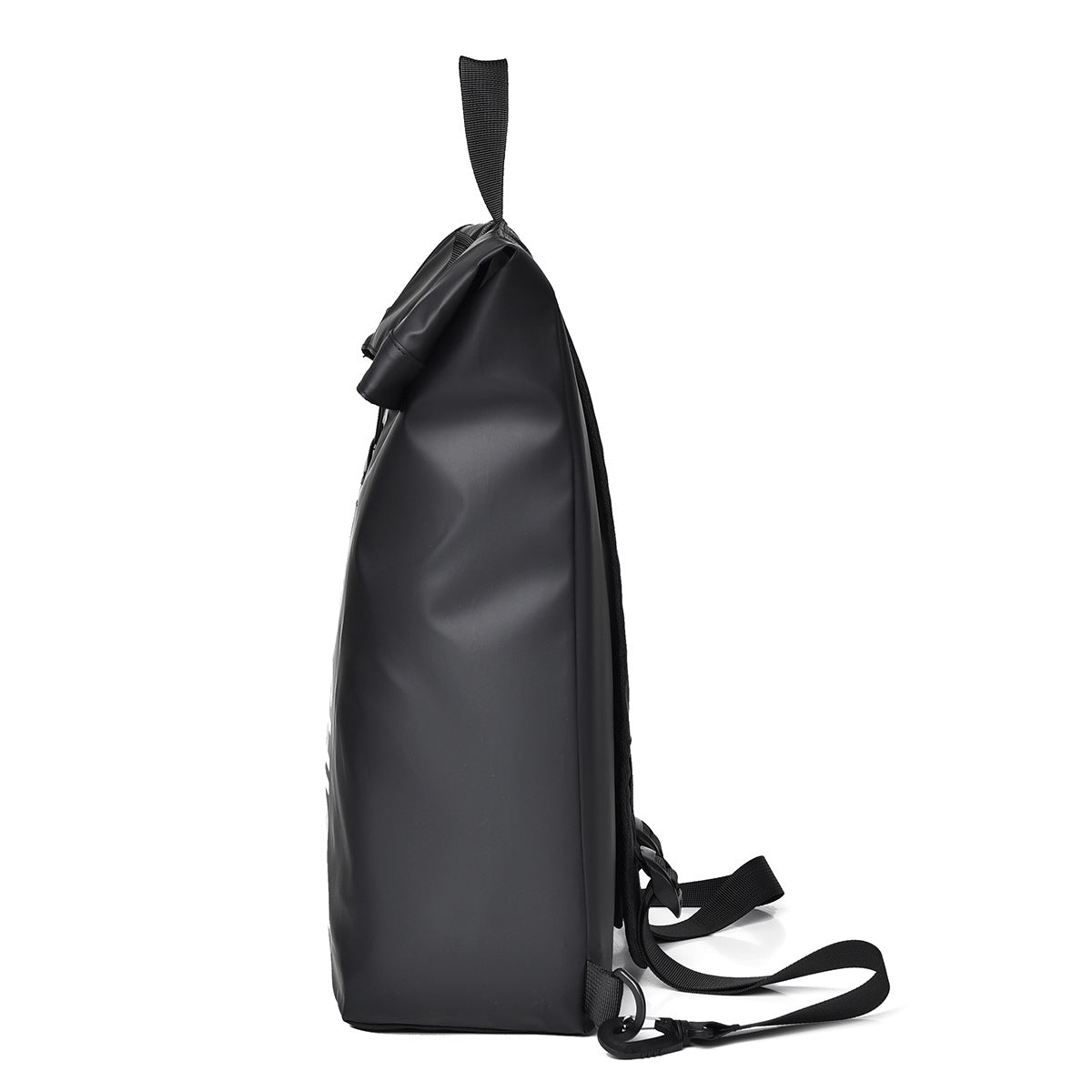 Cross-border trendy cool casual backpack men's travel commuter backpack folding roll mouth travel bag casual student bag