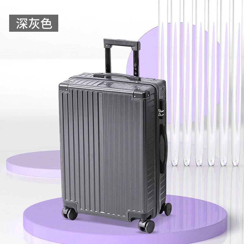 Luggage women's small silent universal wheel strong and durable ins student tie rod password leather case men 20 inches 24