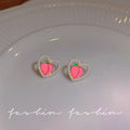 925 sterling silver needle spring/summer floral earrings - elegant, high-end, unique pearl stud earrings - wholesale