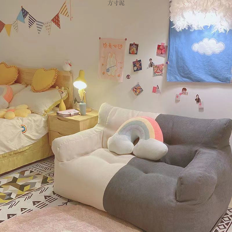 Factory direct lazy sofa tatami doublepopular rental house can lie down and sleep bedroom dormitory bean bag sofa