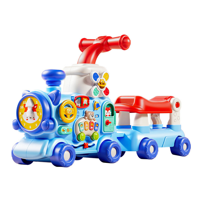 Baby walker multifunctional stroller 4-in-1 infant walker early education toy birthday gift