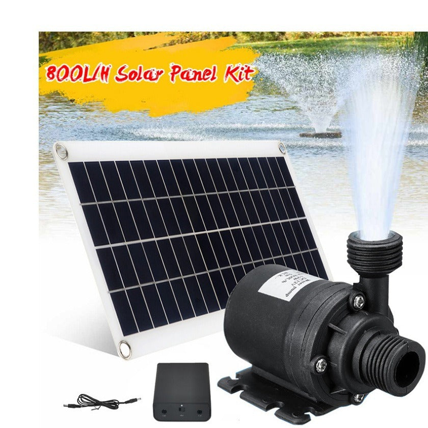 Cross-border special 20W12V solar water pump set, battery box, new energy, large flow, green and environmentally friendly pumping