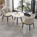 Balcony tea table set - 2025 new arrival: small, trendy, round coffee table with chairs - perfect for relaxing, receptions, and business meetings