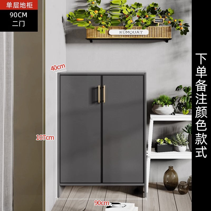 Space Aluminum Balcony Locker Sunscreen Wardrobe Large Capacity Cabinet Sundries Storage Cabinet Locker Shoe Cabinet Side Cabinet
