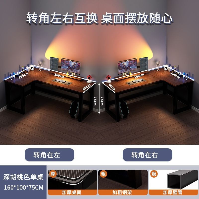 Corner computer desk for homel-shaped study table casual bedroom study table study corner desk