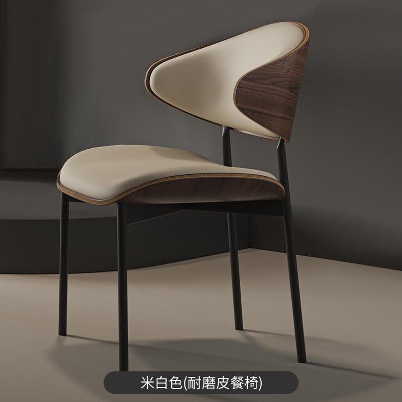 Accessible luxury solid wood dining chair for home medieval style backrest chair 2025new arrivalclassy dining table and chairs italian eames chair