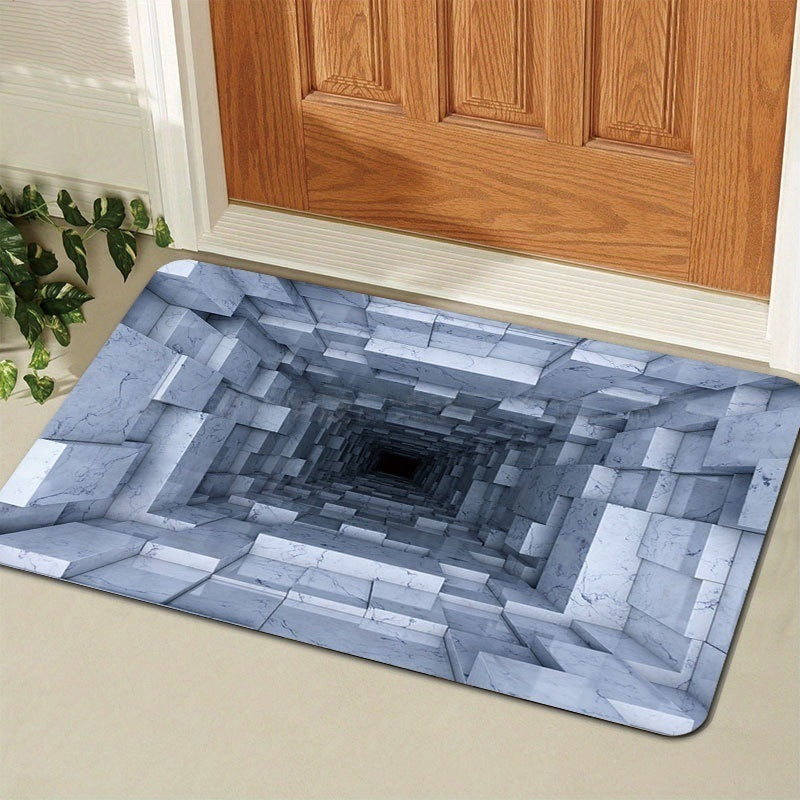 3d visual trap floor mat bathroom absorbent mat non-slip foot mat entrance door mat entrance door mat
