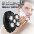 Electric shaver for bald heads - 4-in-1 5d razor, waterproof beard trimmer for men, rechargeable bald head shaving gadget