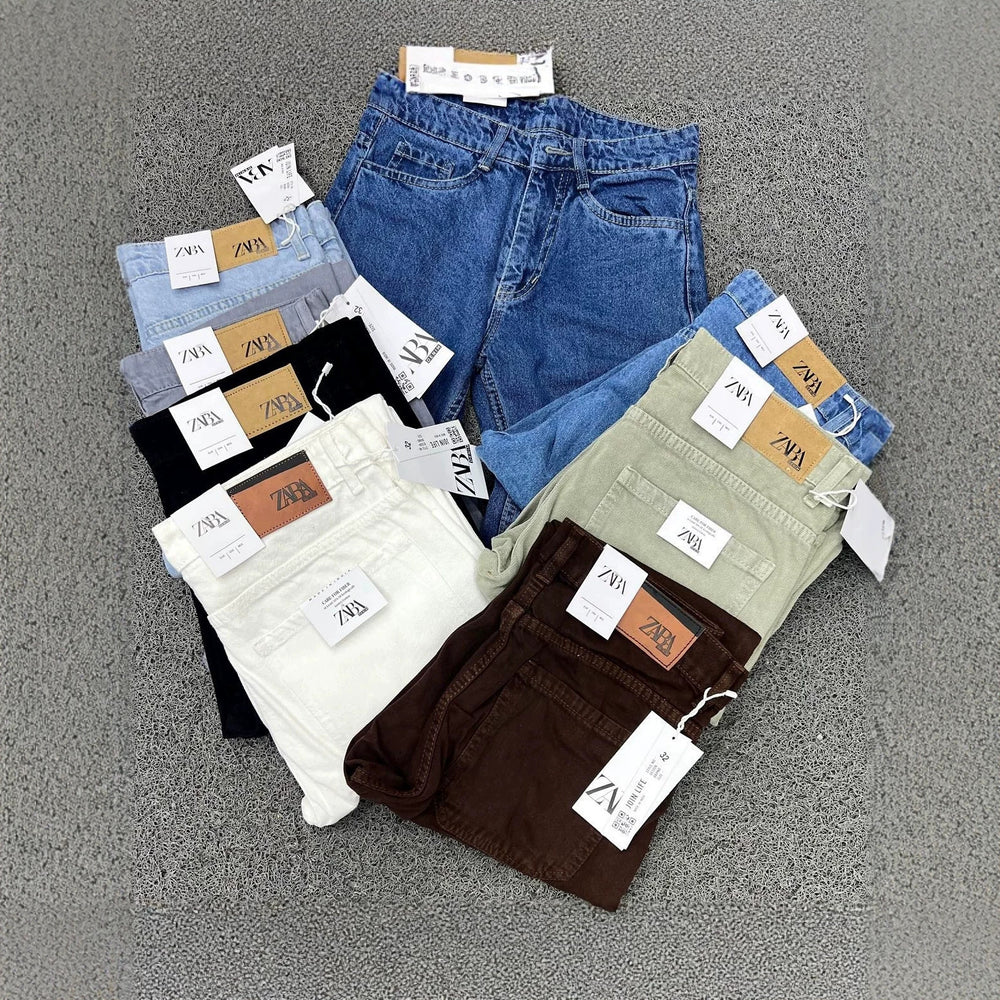 New trendy stretch straight-leg loose fit men's jeans - mens jeans wholesale - in stock & ready to ship