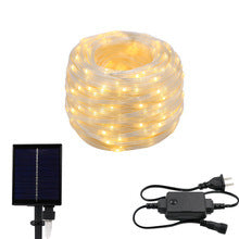 LED solar leather wire light string light Gypsy small light string, outdoor waterproof low voltage tree light outdoor decorative flash light