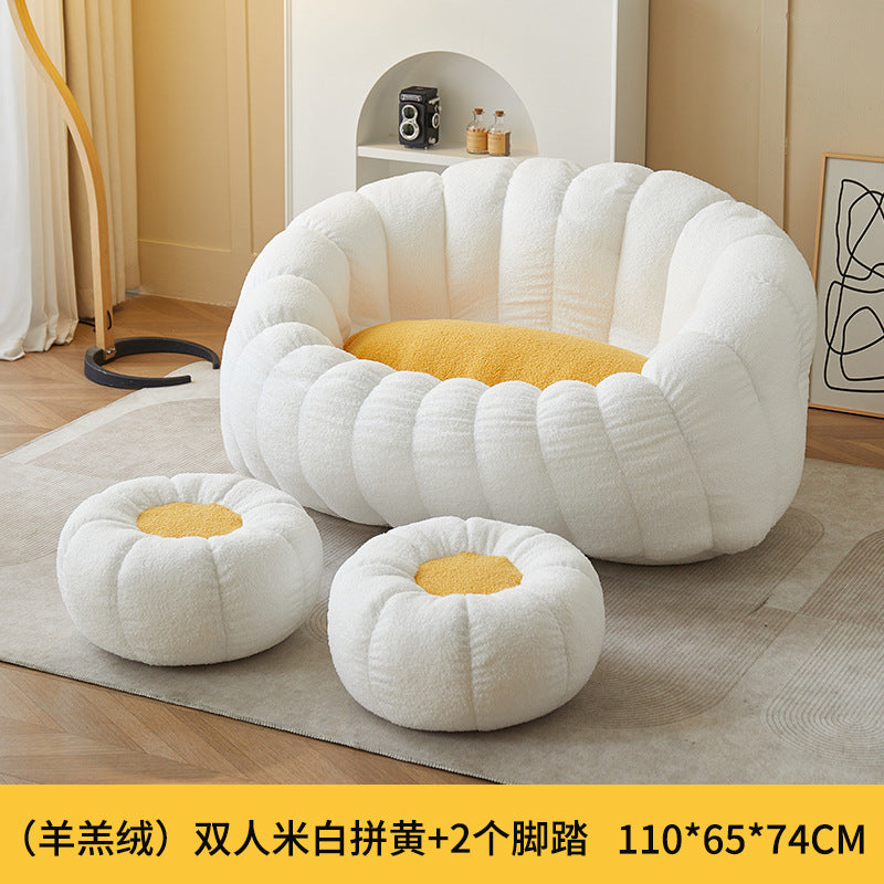 Popular bean bag lazy sofa bedroom for home double tatami lounge chair balcony casual reclining sofa