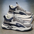 Men's shoes 2025 new spring collection: anti-slip, height-increasing, soft-soled casual running sneakers for teenagers and middle school boys - trendy footwear