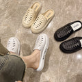 2024new arrivalsummerfashioncut outcasual baotou lazy slippers popularins outdoor beach one-line women's shoes