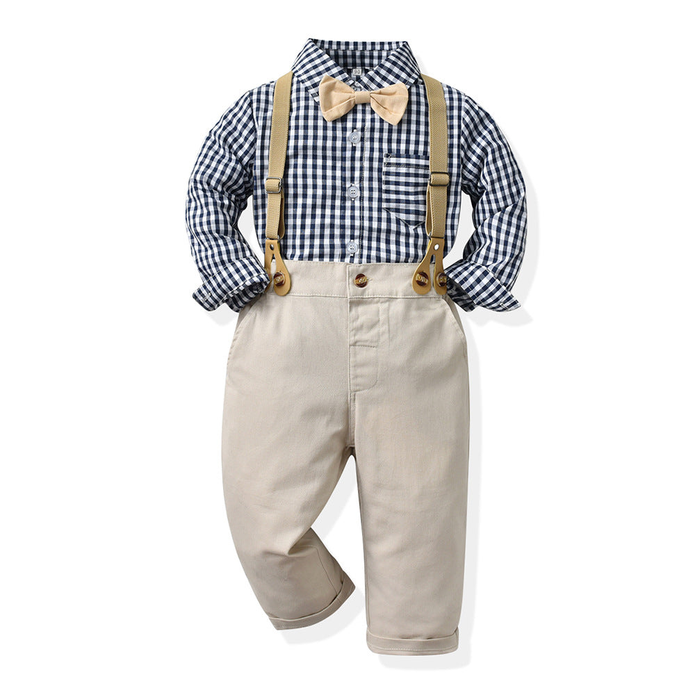 Kids' spring outfit set for boys - new spring/autumn styles for children - gentleman's formal wear for older boys - trendy autumn clothes