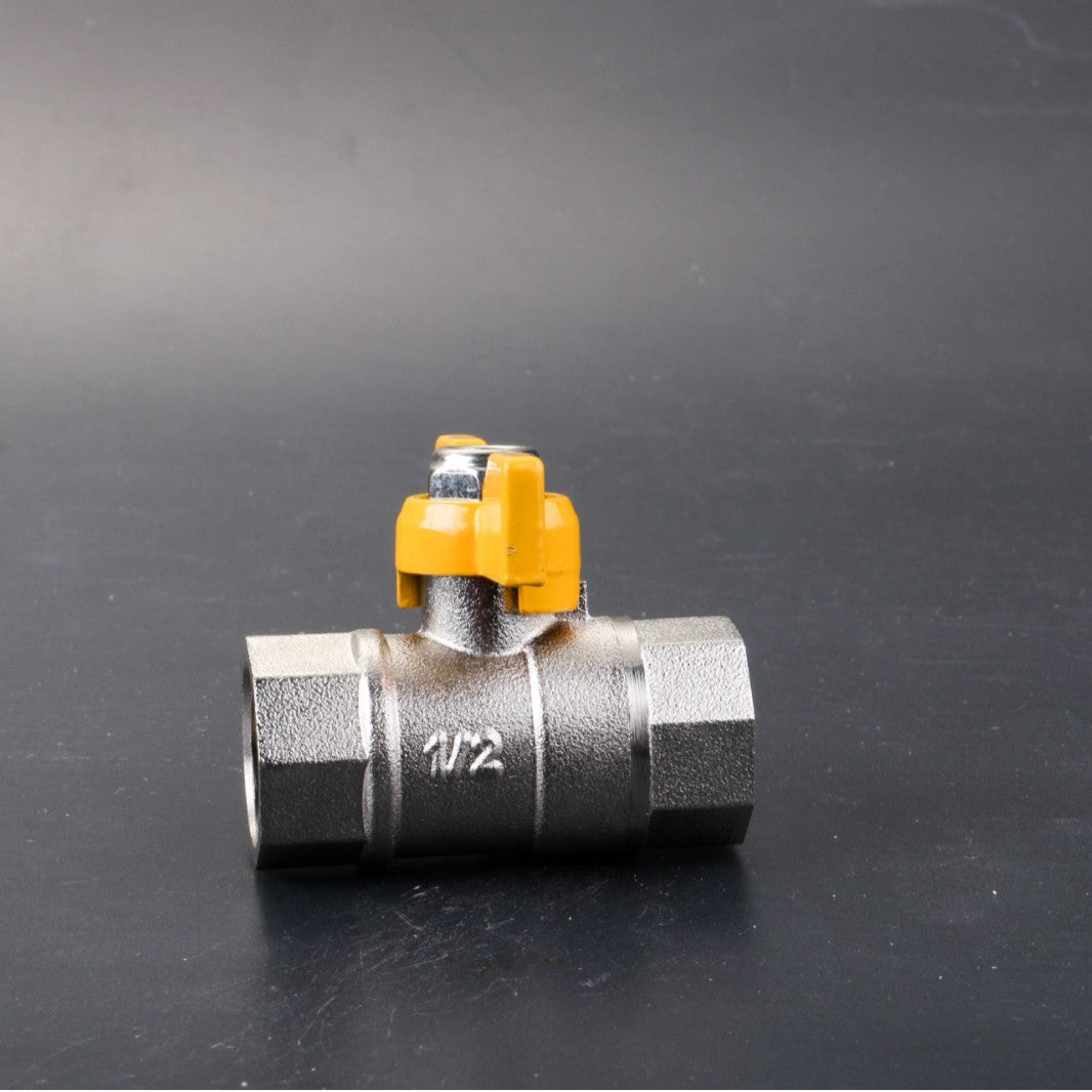 All-copper thickened gas valve, gas three-way valve, 4-point pipeline, natural gas water heater, one-point and two-point ball valve switch
