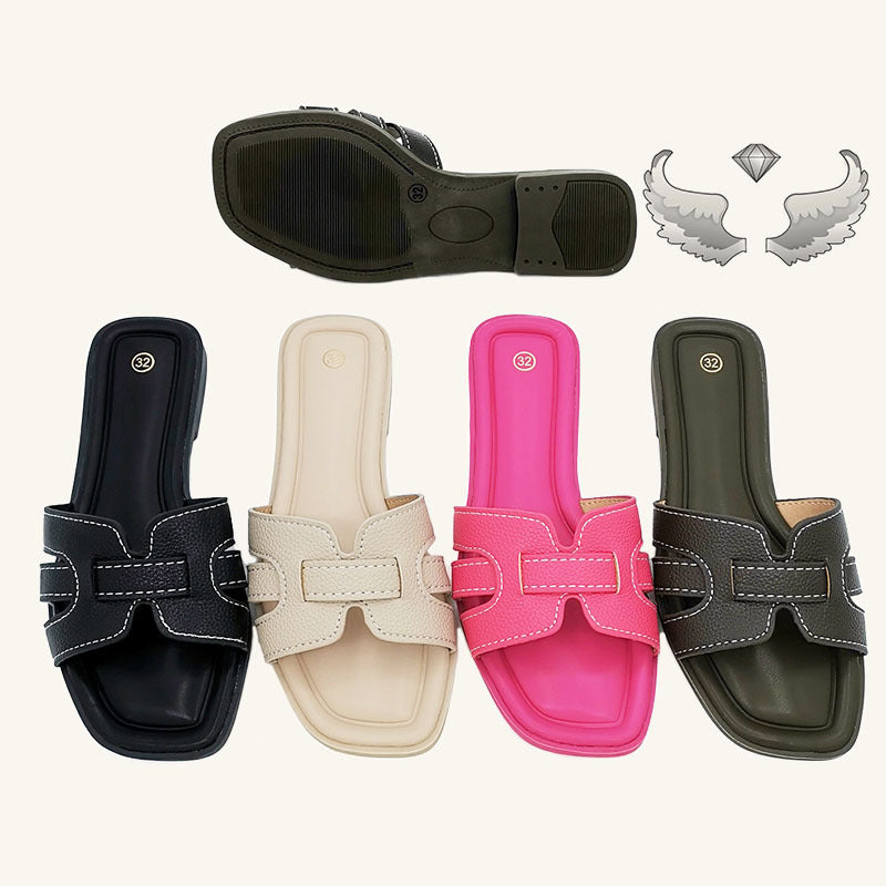 Kids Slippers Flat Fashion Factory Direct Spot Wholesale Girls Slippers Multi-color Craft Shoes