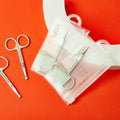 Wholesale eyebrow shaping kit - beauty tools, scissors (straight & slant tip), tweezers, eyebrow scissors, nose hair trimmer, eyebrow razor - hot selling