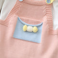 Spring new arrivals: sweet knitted tank top dress set for little girls - spring collection