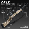New m24 sniper rifle toy gun - fires building blocks, assembled ornaments, boy's toy, children's educational toy