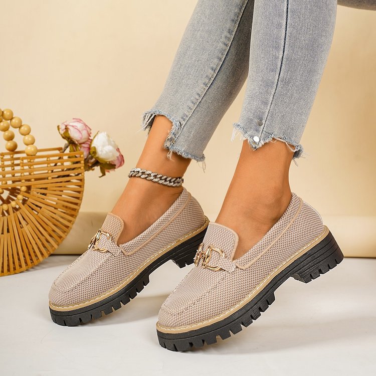 spring/autumn new arrival: women's plus-size loafers for cross-border e-commerce. wholesale available. dropshipping to  and  supported. size 43