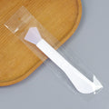 White rod double-ended silicone brush stick (diamond shape)