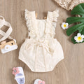 Wholesale european and american style cross-border new children's clothing short climbing lace mesh lace embroidered beaded pearl climbing jumpsuit