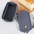 New in stock silicone two-tone toast pan baking cake mold - food grade colorful diy bread & cake mold