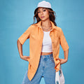 Pre-sale 92199#  cross-border women's ins casual versatile loose-fit short-sleeve solid color cardigan