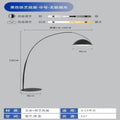 Black - iron base - medium 190cm - remote dimming 12 watts