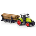 inertial simulation farmer truck tractor pastoral engineering vehicle wood transport vehicle model kids toys wholesale
