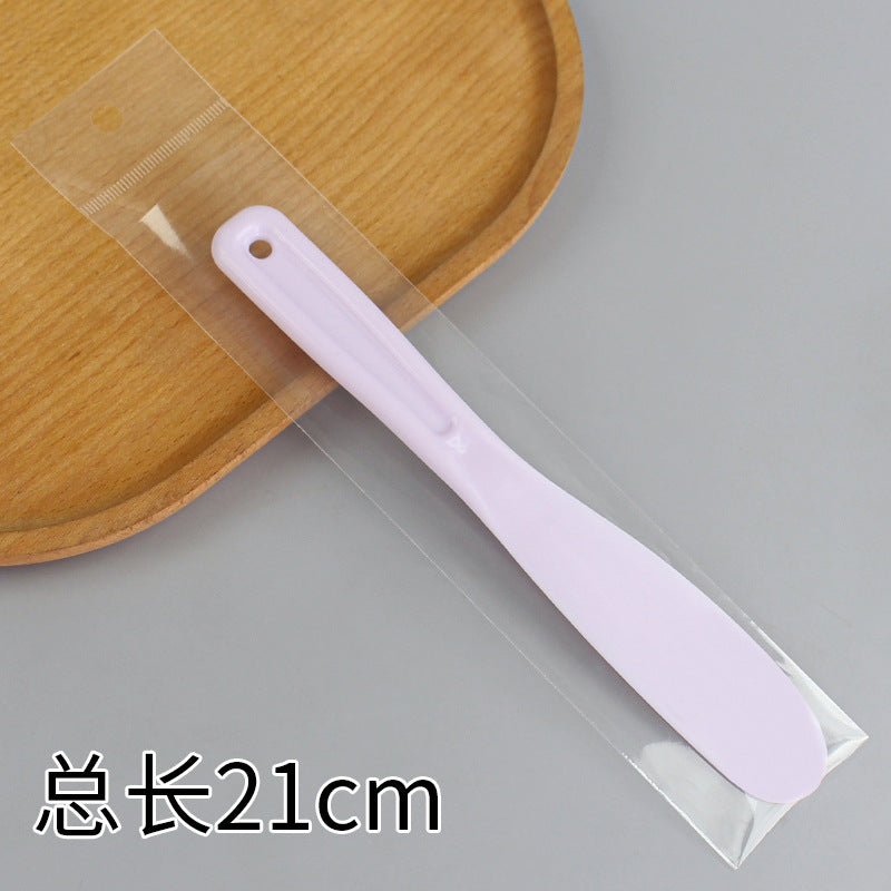Wholesale facial mask applicator spatula set: plastic beauty mixing, stirring, scraping, and smoothing tools for face, body, and eye creams - crescent shaped spoons included