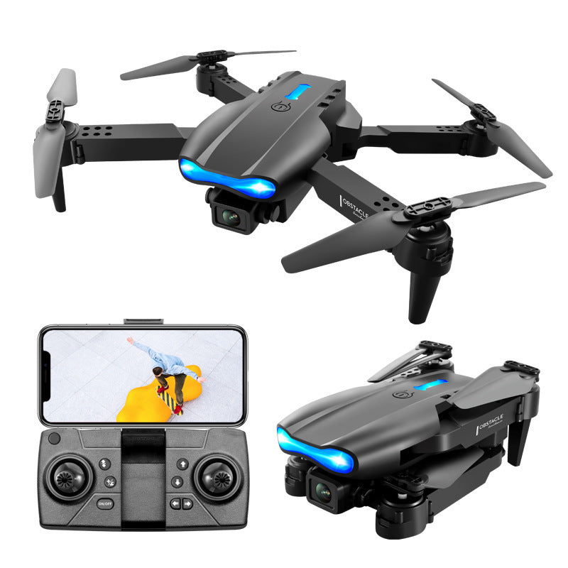 e99&k3 obstacle avoidance foldable drone remote control handle quadcopter hd 4k aerial photography aircraft fixed height