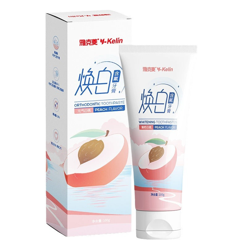 Yakeling Orthodontic Toothpaste contains fluoride, anti-moth, special for correcting teeth, anti-cavities, caries portable travel, fresh breath