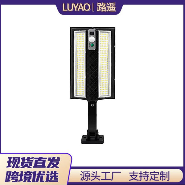 Cross-border solar outdoor garden light outdoor decorative wall light waterproof courtyard wall ambient lighting human body induction street light
